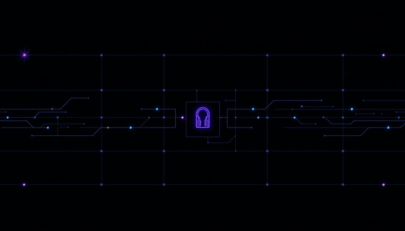 Abstract cybersecurity visualization